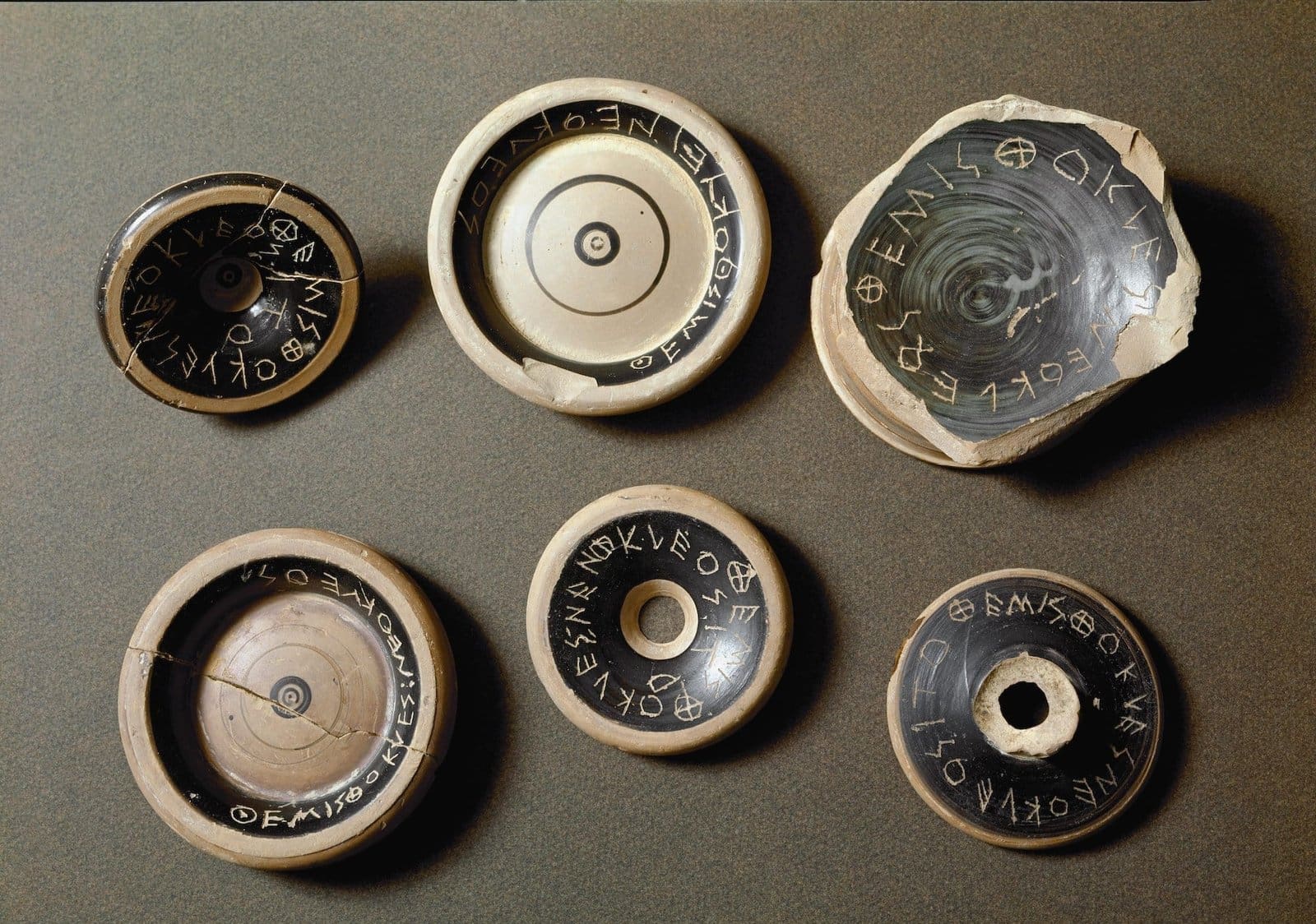 Ostraka are shards of pottery that were used as a voting ballot in ancient Greece. Photo: Getty Images via National Geographic