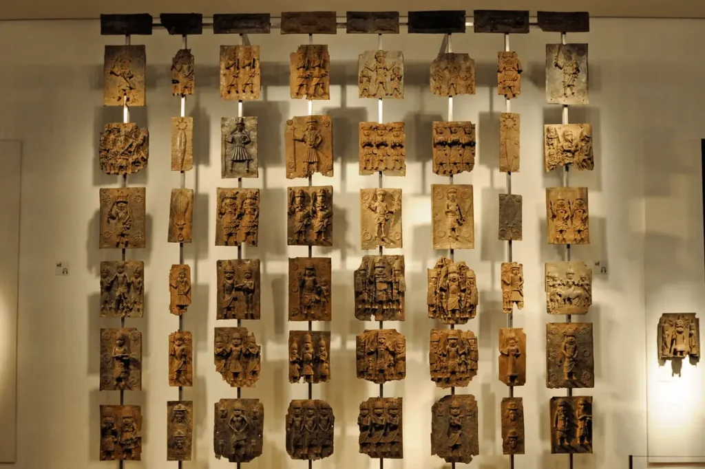 Benin Bronzes on display at the British Museum. Photo: Son of Groucho via Independent