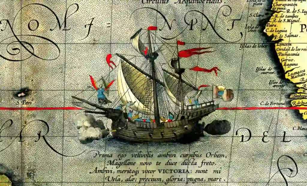 An illustration of Victoria, the sole surviving ship from Ferdinand Magellan’s five-vessel fleet. Photo: World History
